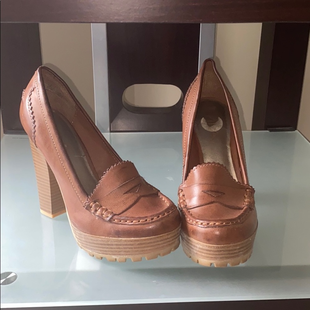 Penny loafers heels